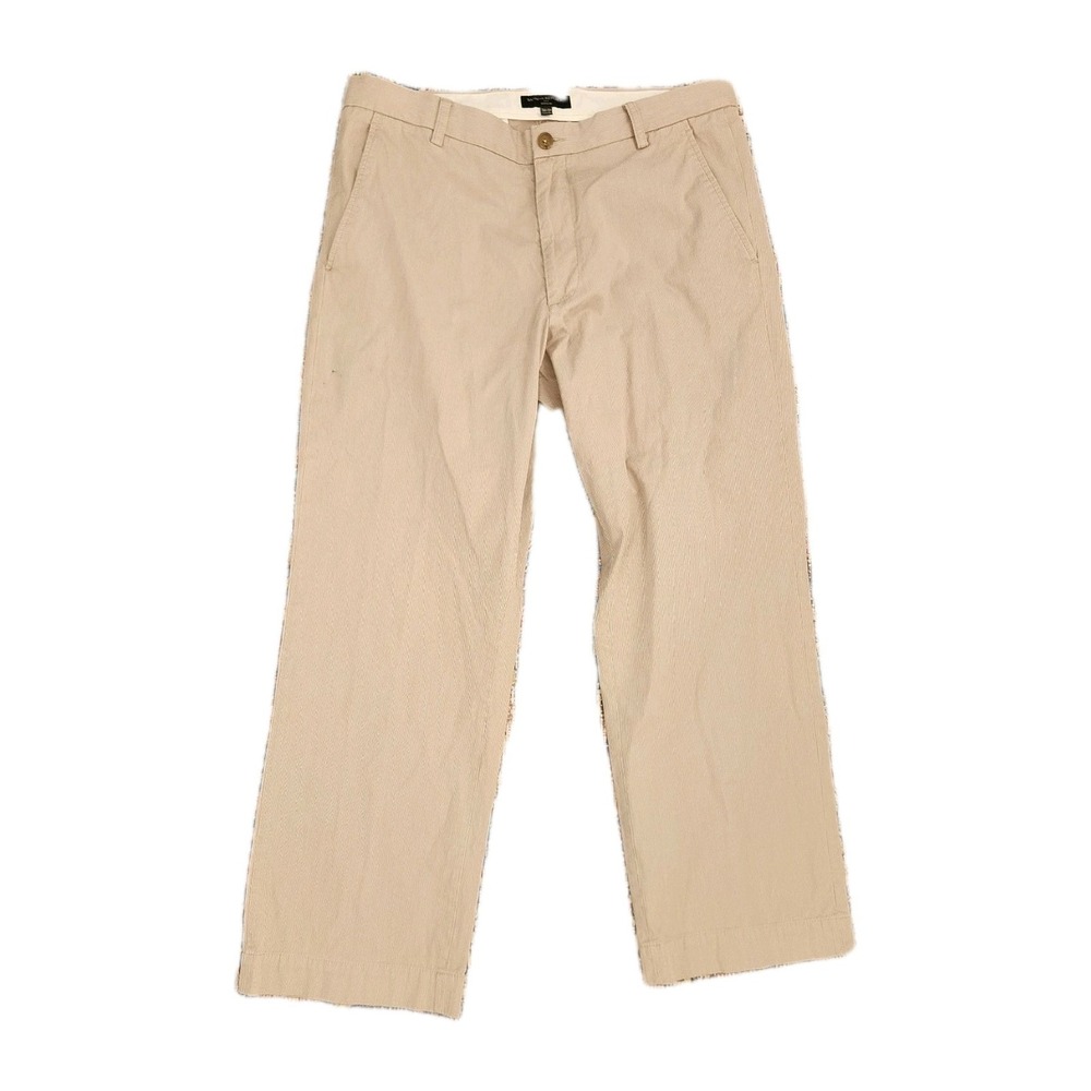 VTG Banana Republic Dawson Straight‎ Chinos - 34x28  (30x30) Searsucker Taupe